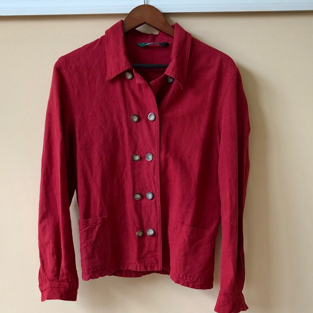 Vintage Laura Ashley linen/cotton jacket